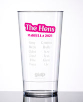 Pink Bridal Personalised Half Pint Cup (Custom Face and Name, 18+)